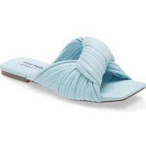 Steve Madden Mentor Blue Slide Sandals